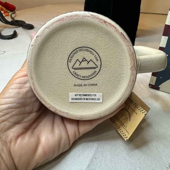 MUG Crazy Mountain snowman may all your Christmases be bright NIB - Picture 7 of 11